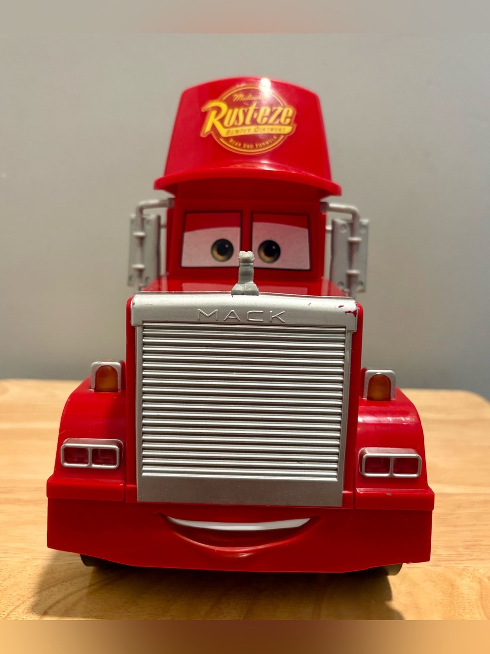 Disney Pixar Cars Super Track Mack Truck 15” Mattel 2018 Lights Sounds Cab Only